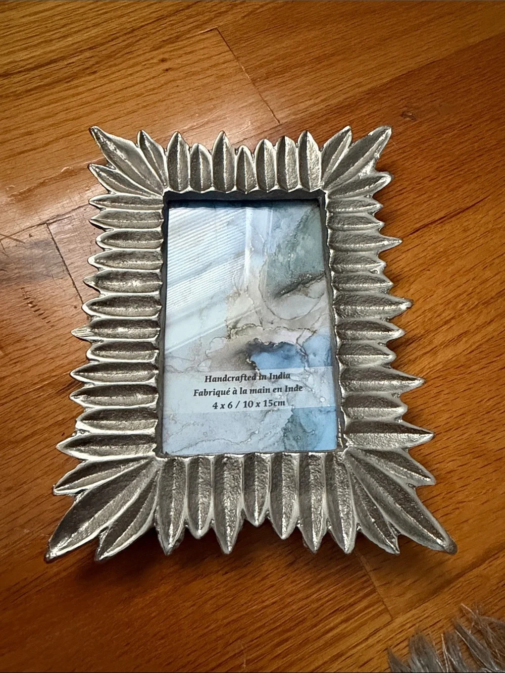 Silver Sunburst Frame - Handcrafted Photo Frame